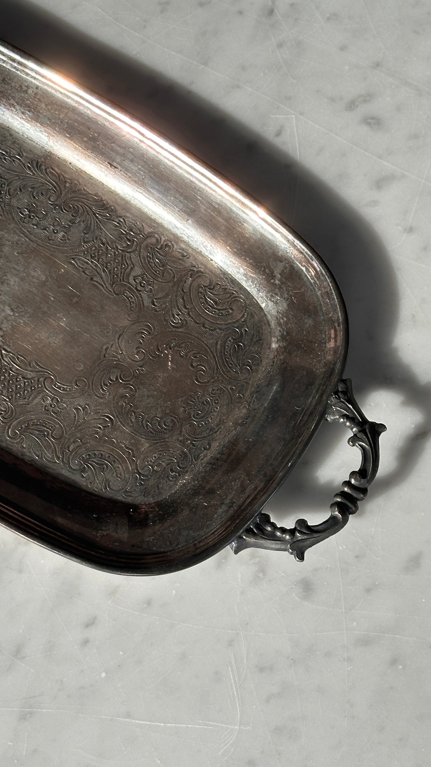 Antique Canadian Coronet Plate Copper Tray