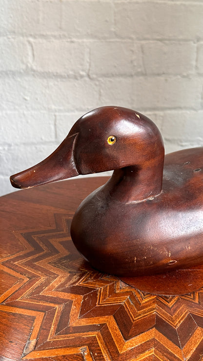 Vintage Wooden Duck Decoy