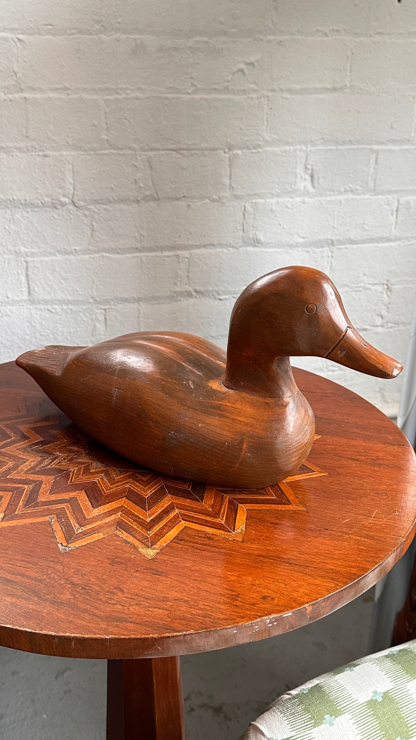 Vintage Wooden Duck Decoy
