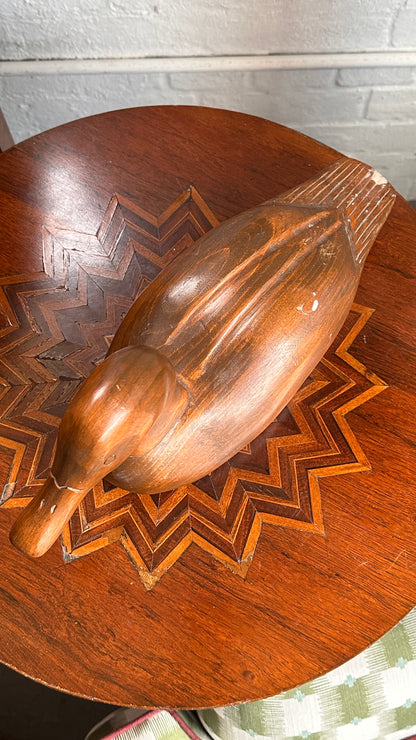 Vintage Wooden Duck Decoy