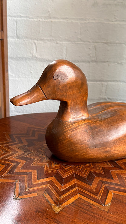 Vintage Wooden Duck Decoy