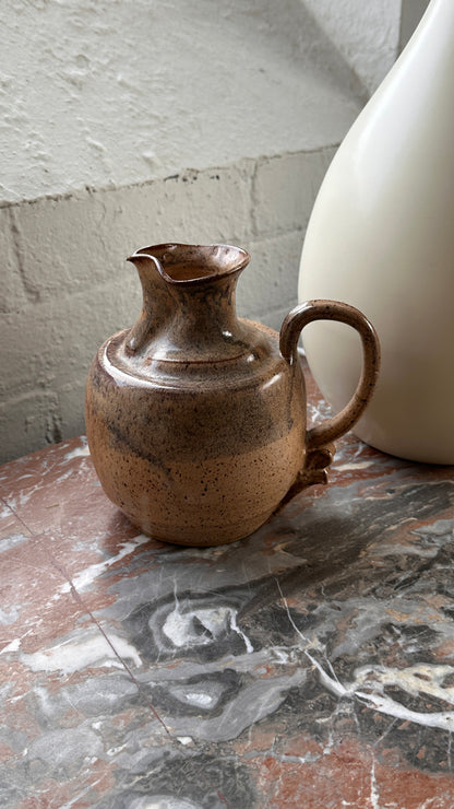 Sand Coloured Ceramic Jug