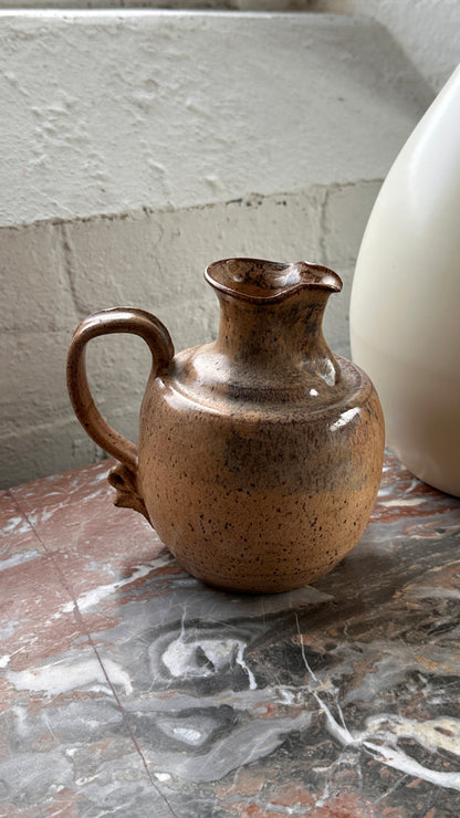 Sand Coloured Ceramic Jug