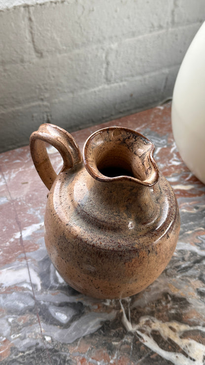 Sand Coloured Ceramic Jug