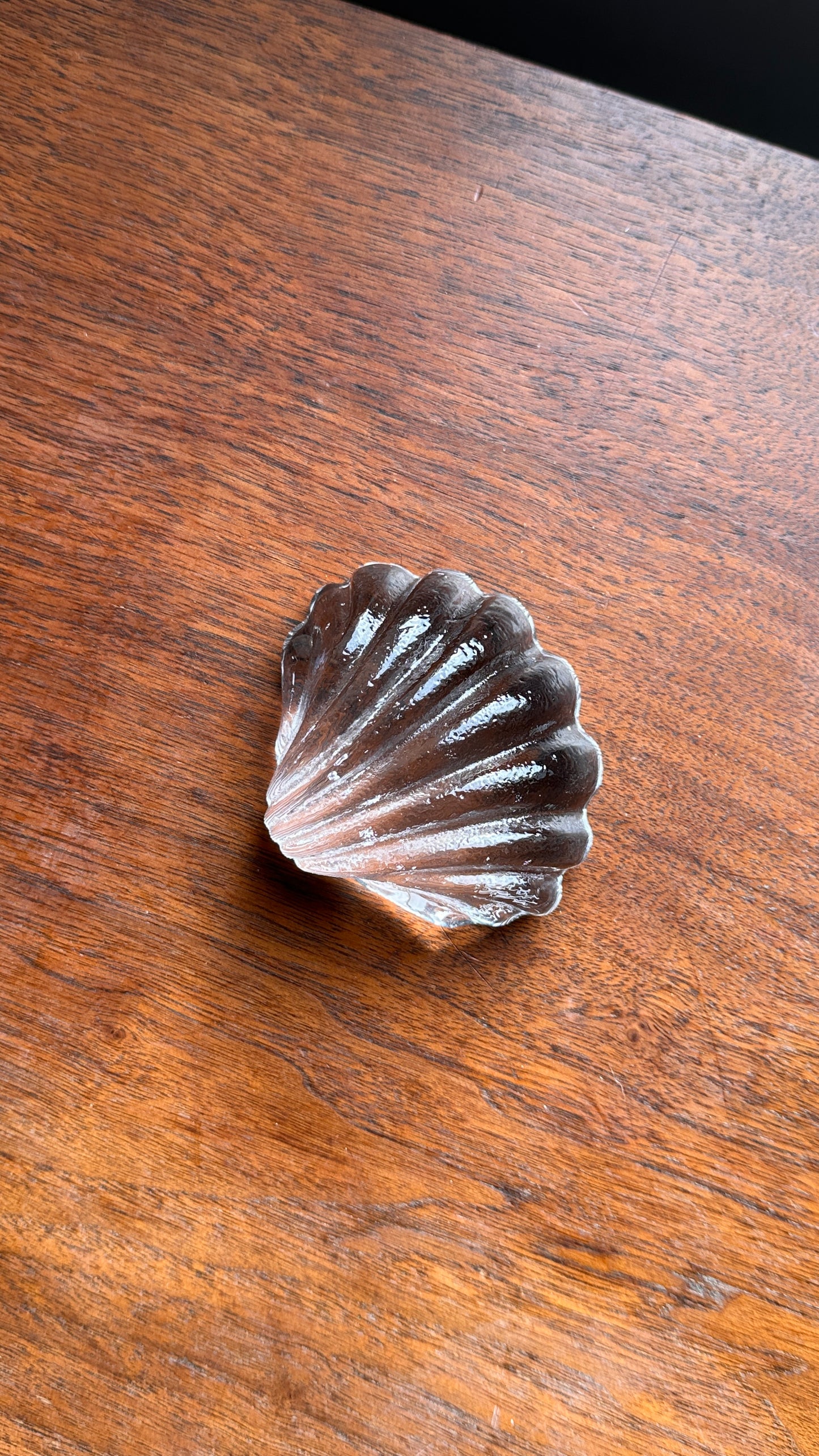 Glass Shell Paper Weight