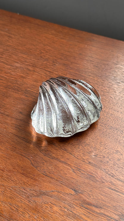 Glass Shell Paper Weight