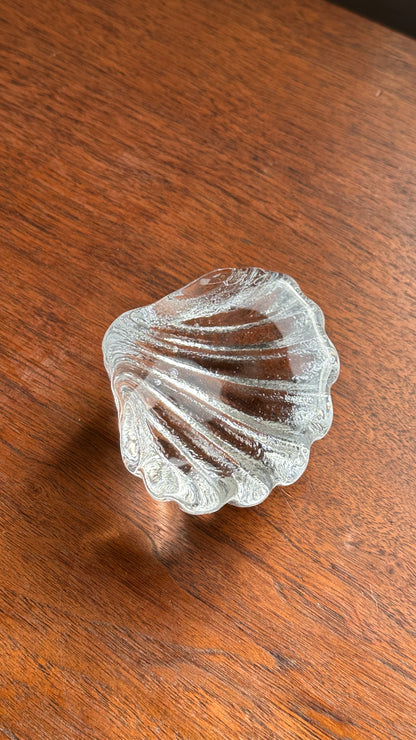 Glass Shell Paper Weight