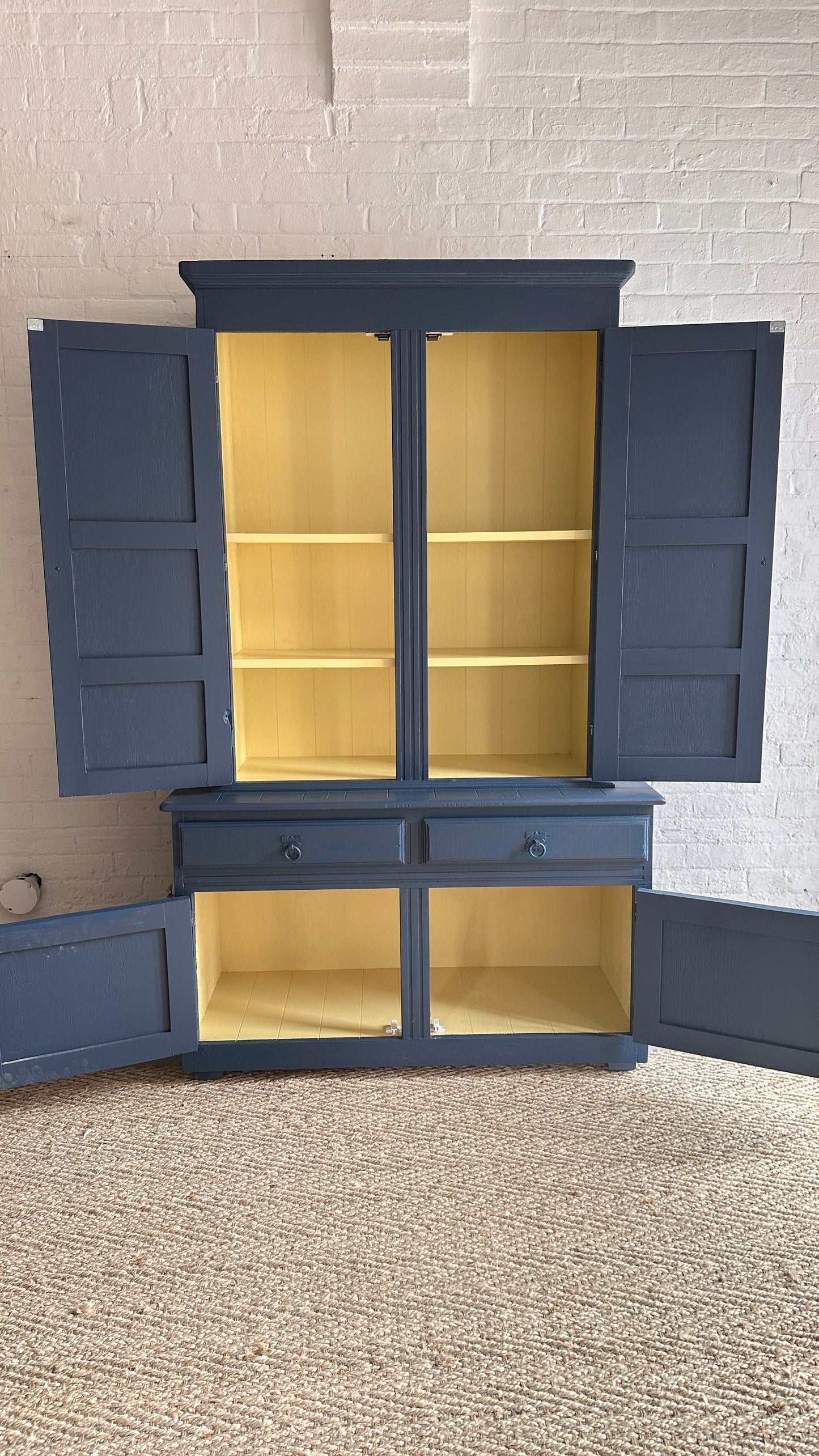Vintage Painted Hutch