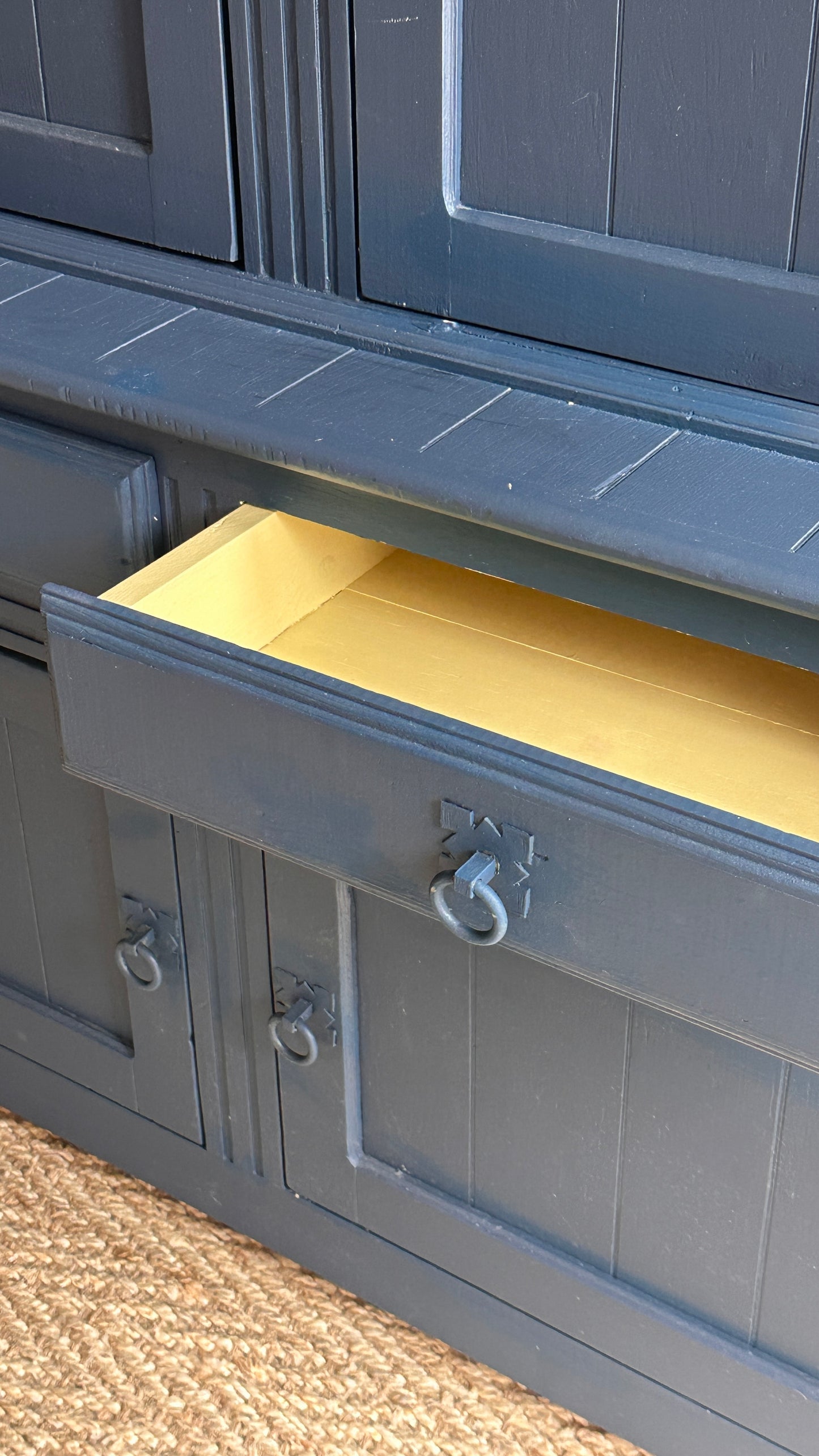 Vintage Painted Hutch