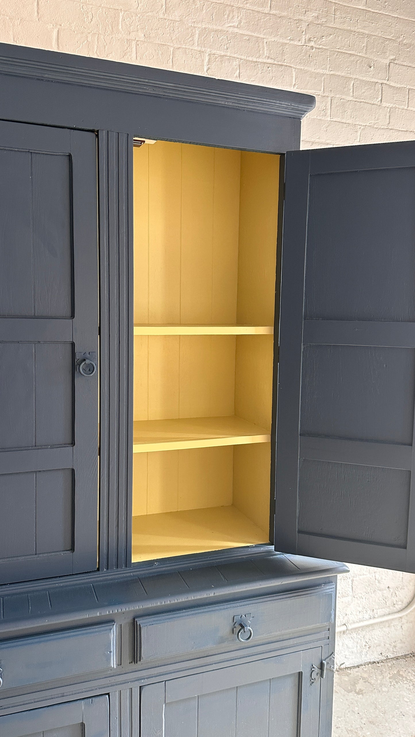 Vintage Painted Hutch