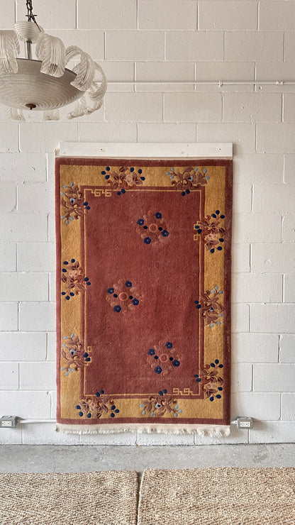 Vintage Floral Area Rug