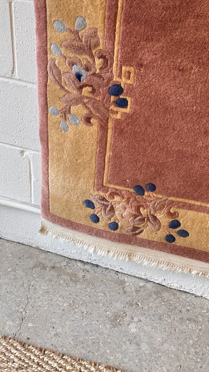 Vintage Floral Area Rug