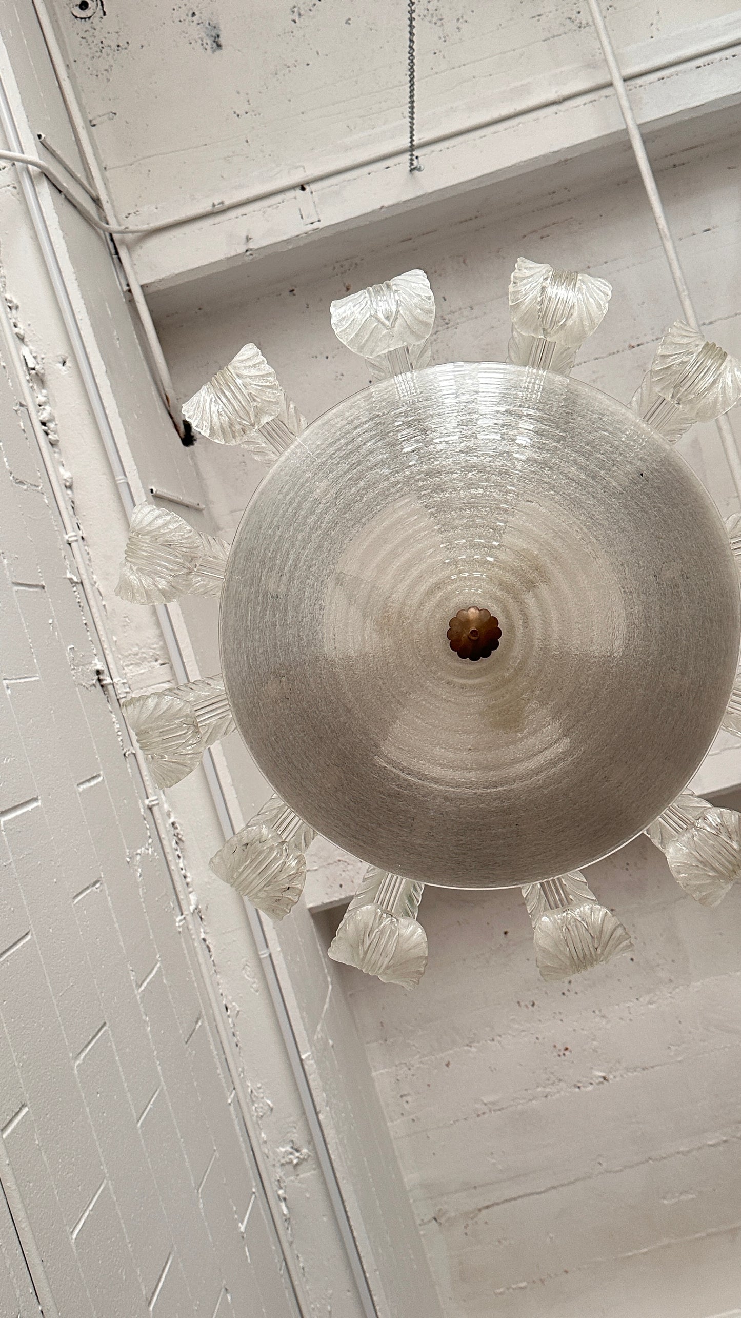 Murano Glass Chandelier by Barovier & Toso, Italy