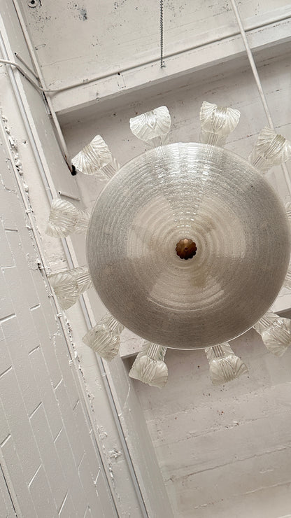 Murano Glass Chandelier by Barovier & Toso, Italy