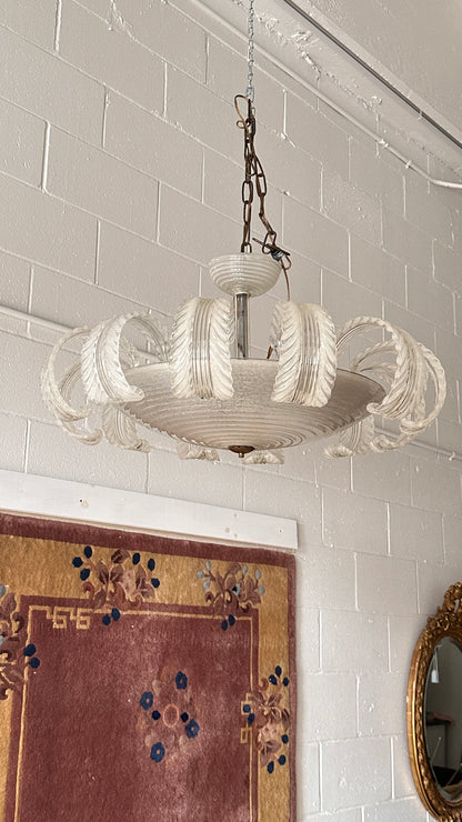 Murano Glass Chandelier by Barovier & Toso, Italy