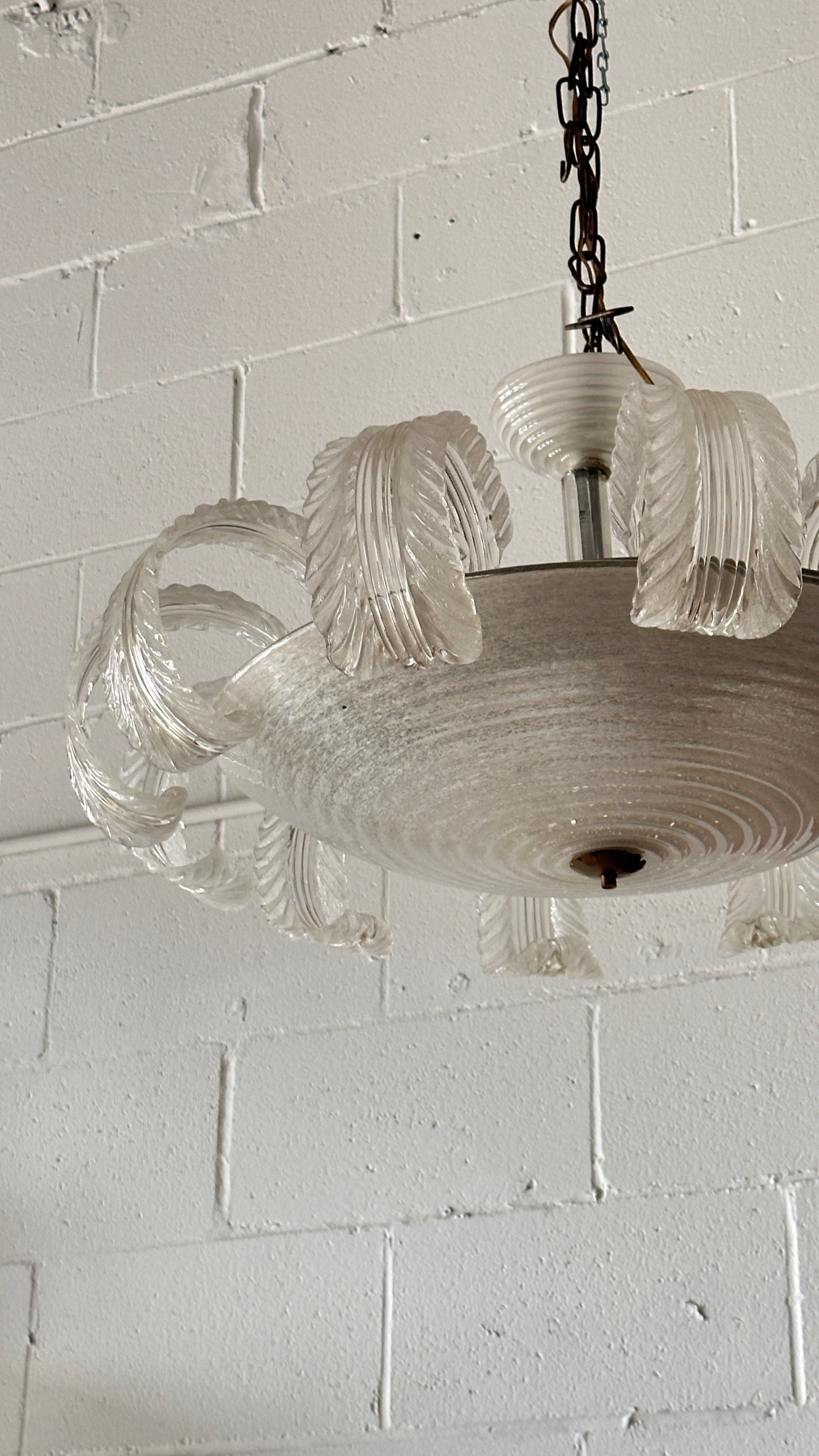 Murano Glass Chandelier by Barovier & Toso, Italy