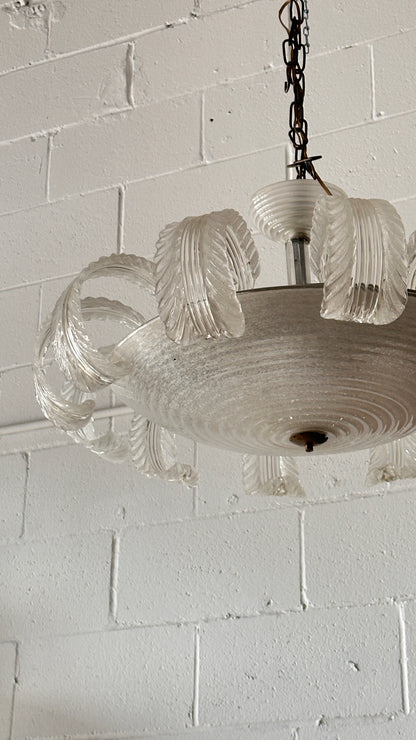 Murano Glass Chandelier by Barovier & Toso, Italy