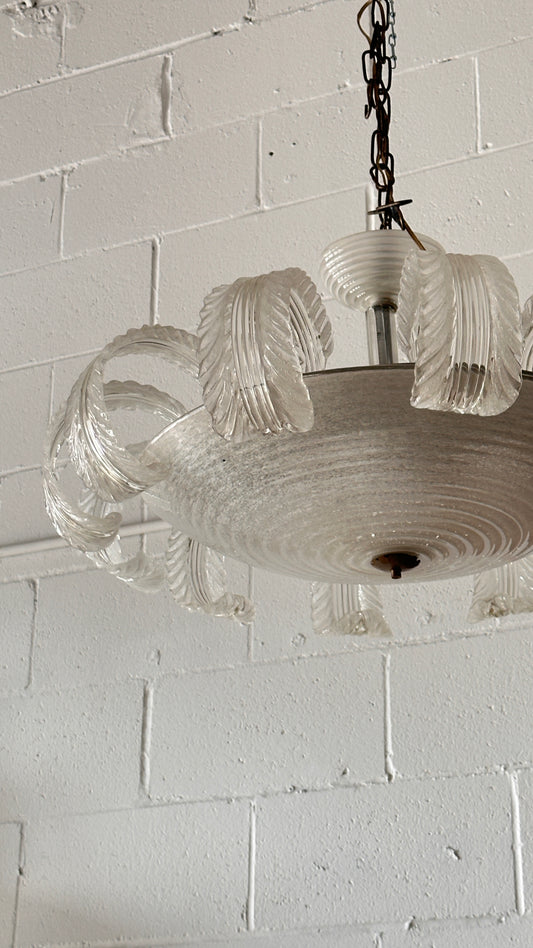 Murano Glass Chandelier by Barovier & Toso, Italy