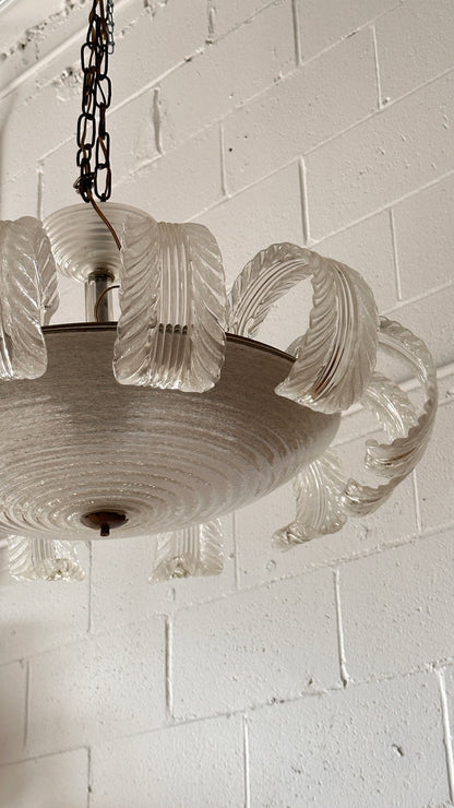 Murano Glass Chandelier by Barovier & Toso, Italy