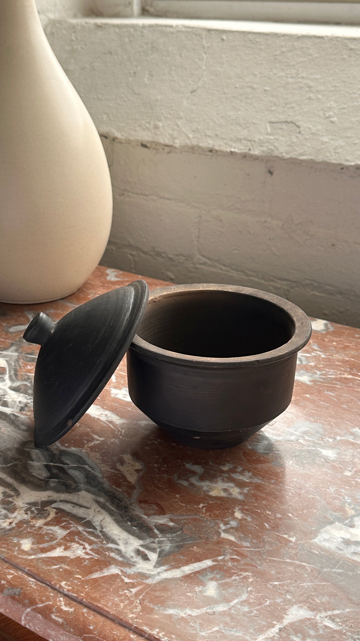 Lidded Ceramic Vessel