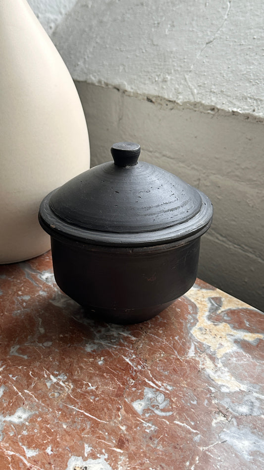 Lidded Ceramic Vessel