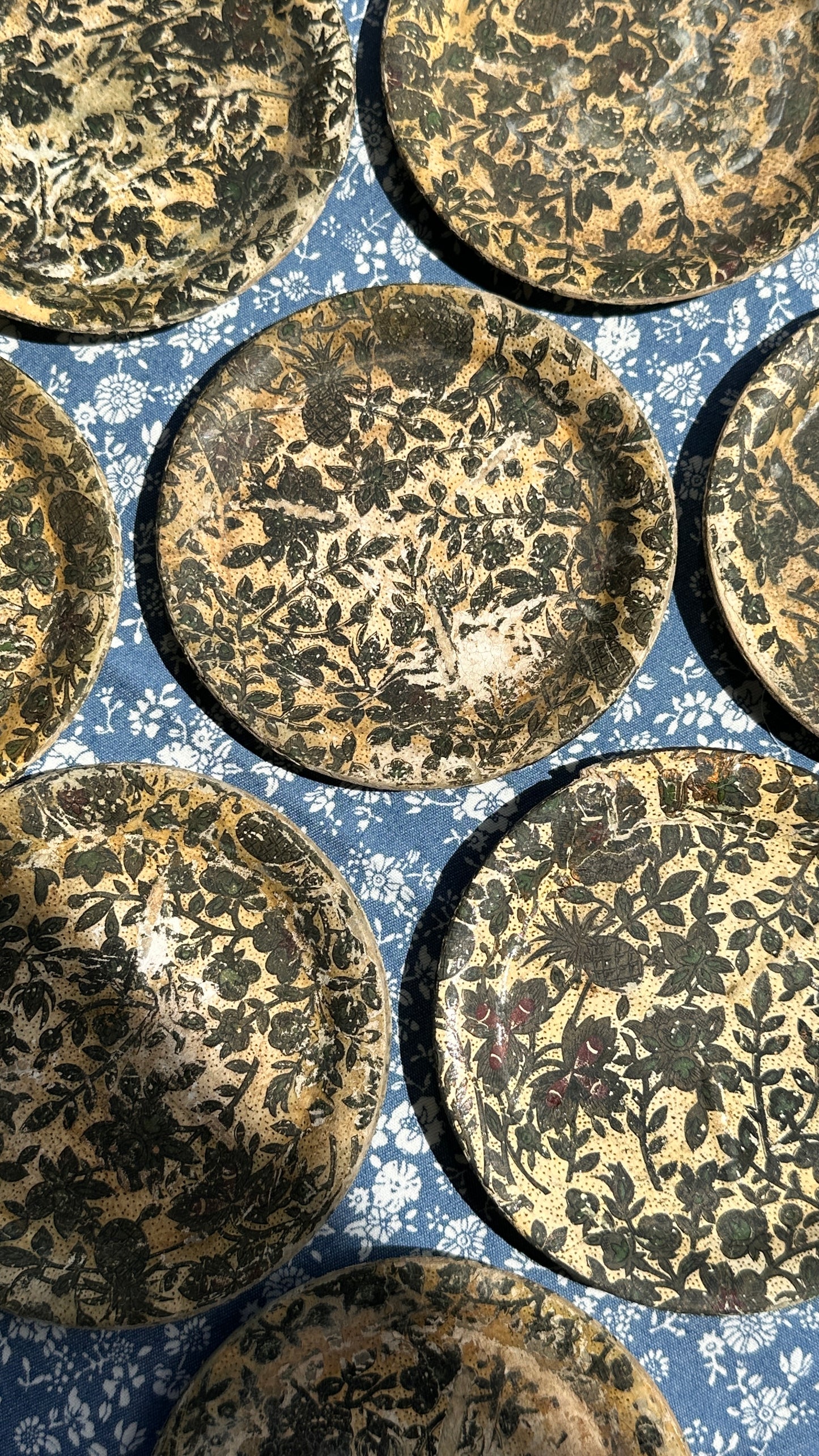 Vintage Floral Coaster Set