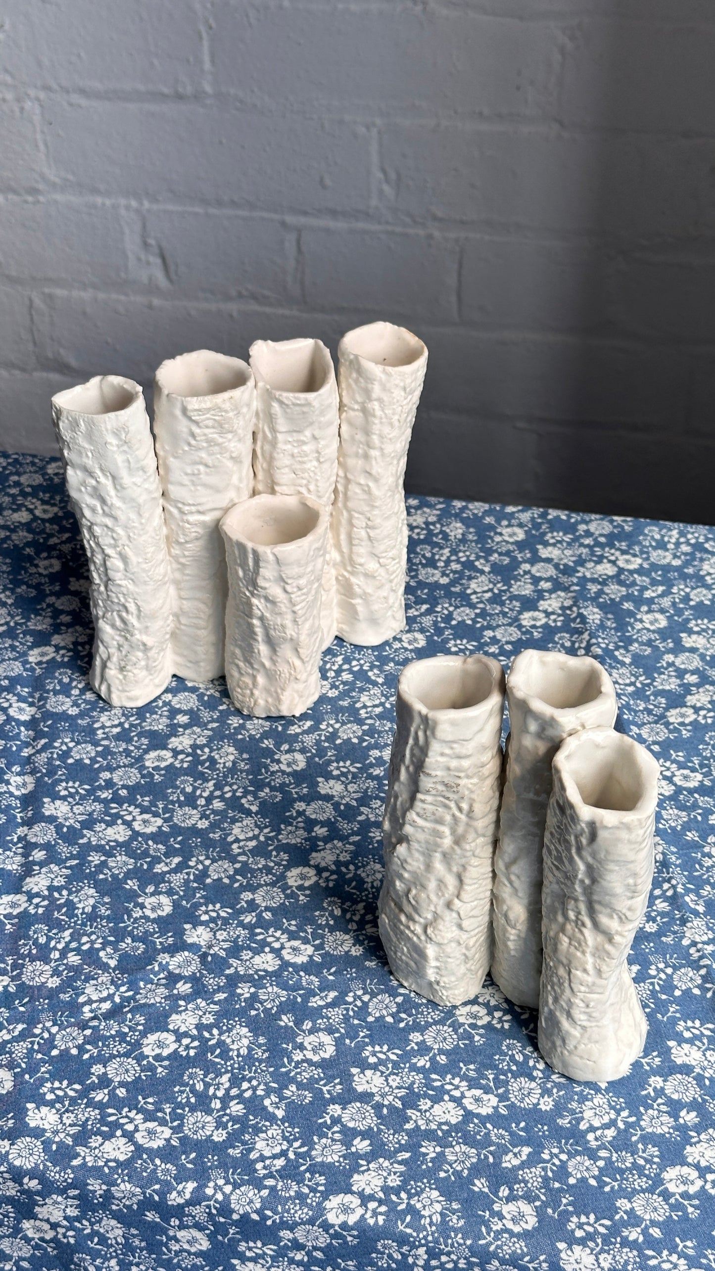 Pair of Handmade Bud Vases