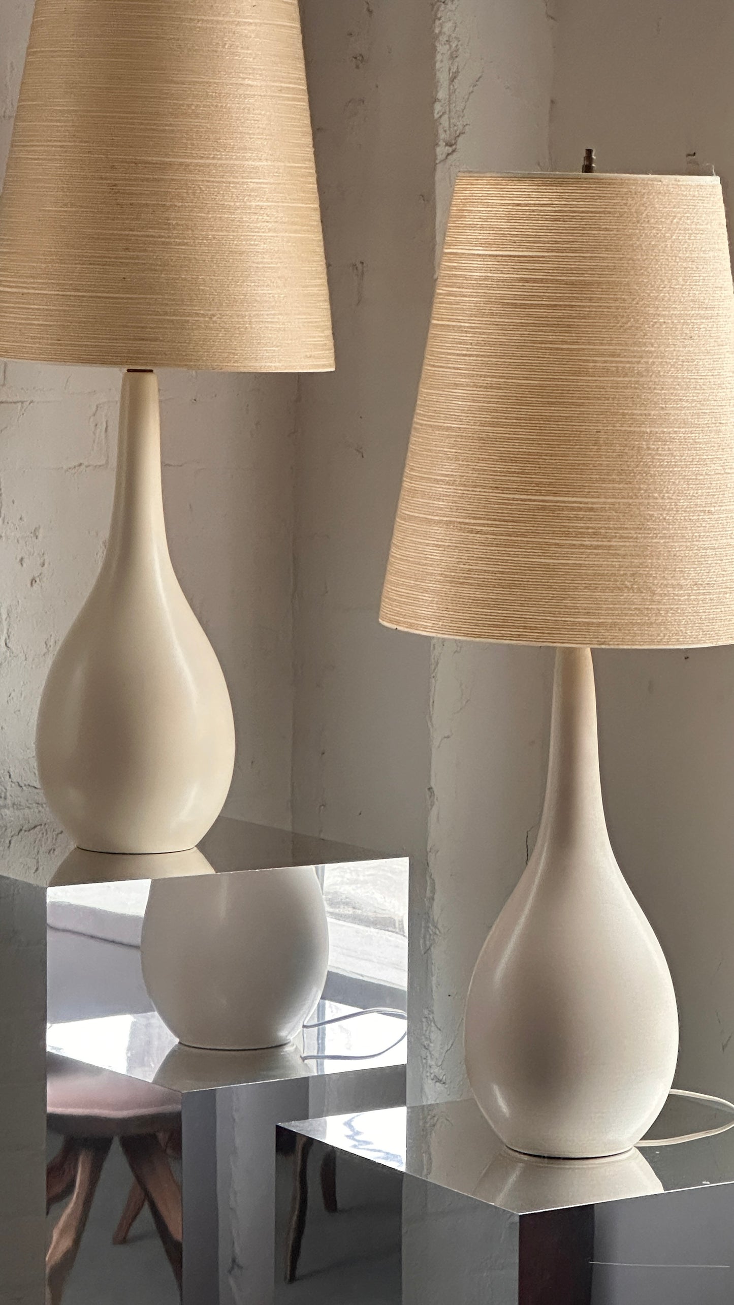 Pair of Mid Century Lotte Lamps