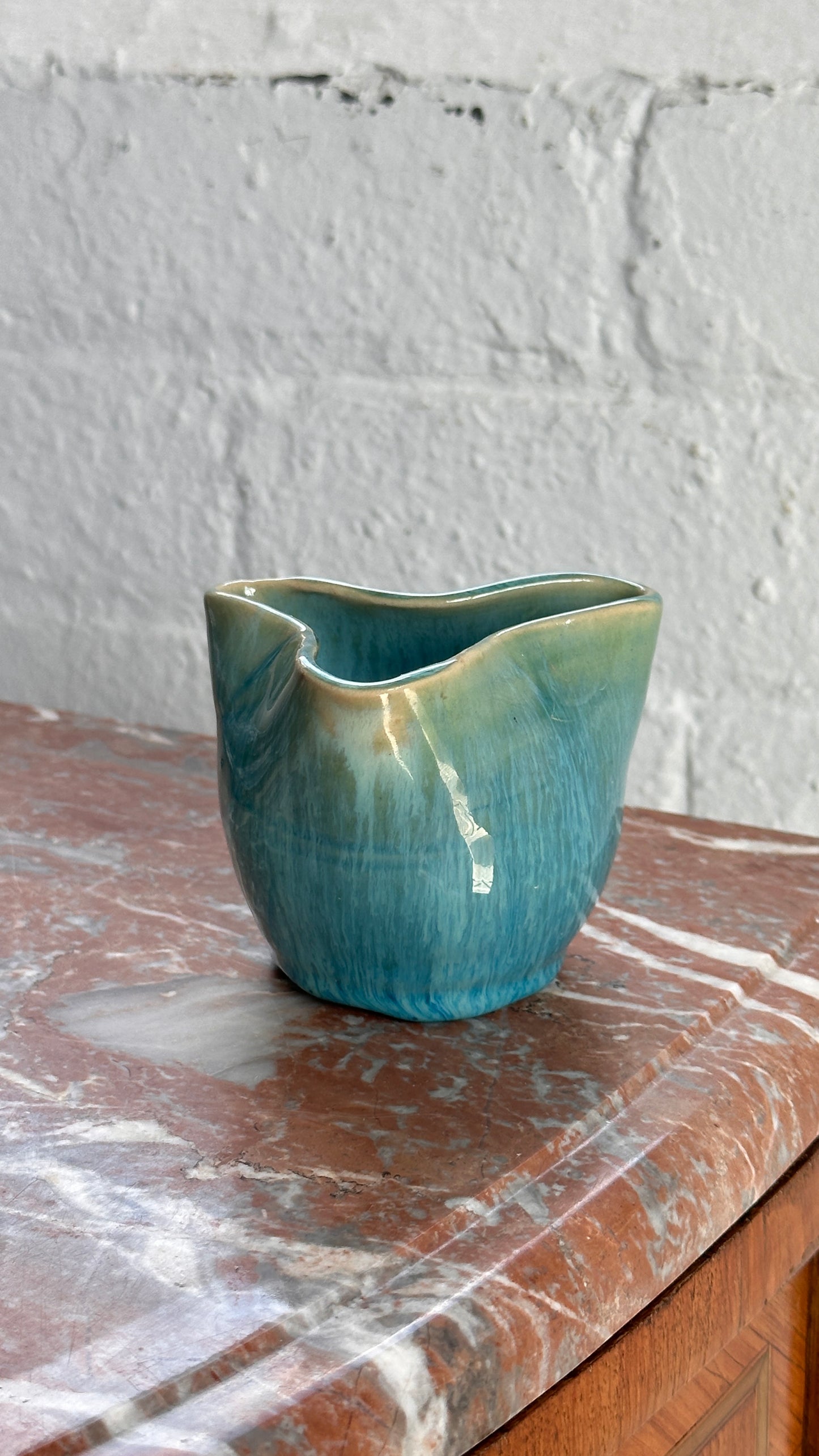 Small Pinched Ceramic Vessel