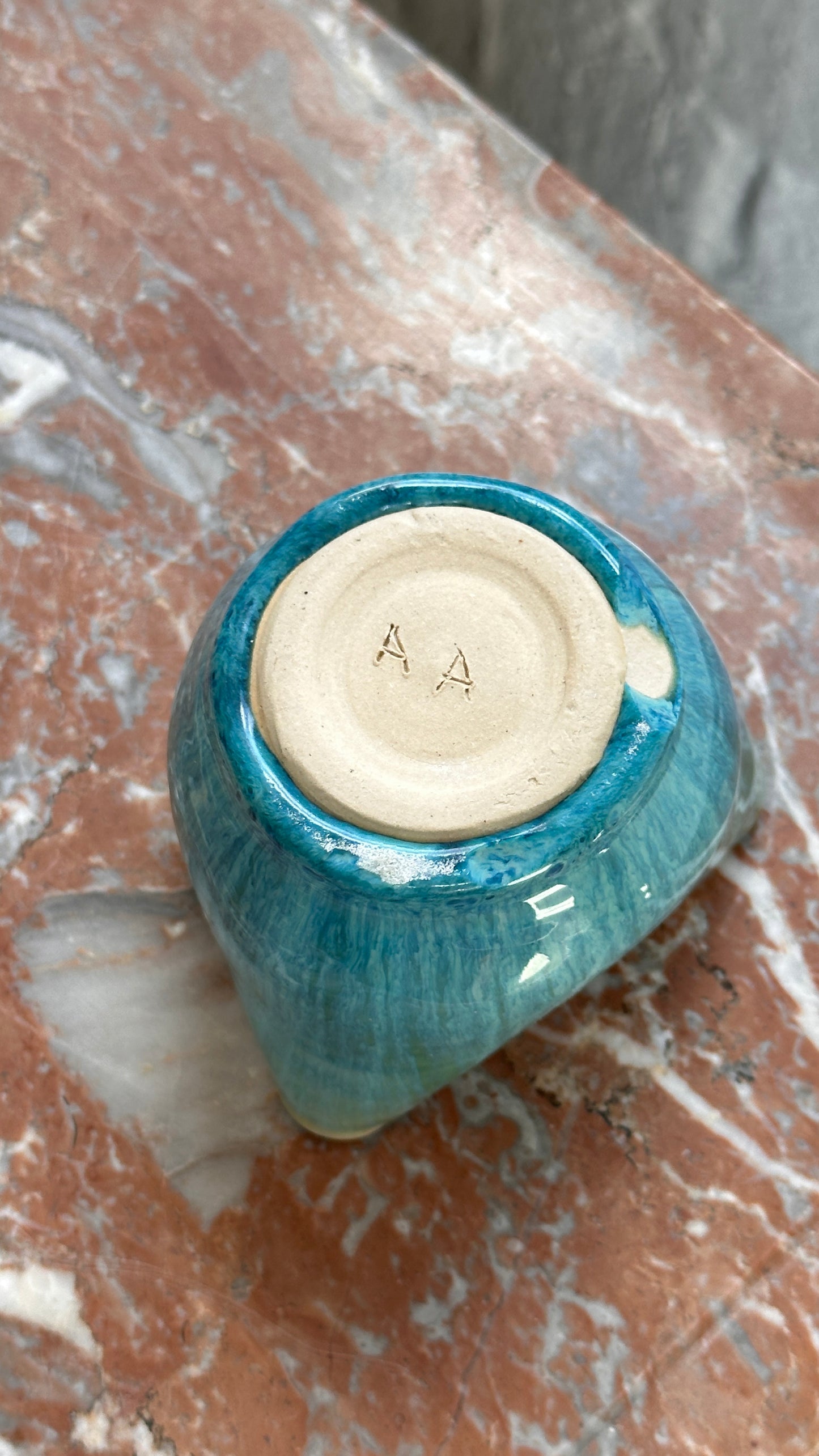 Small Pinched Ceramic Vessel