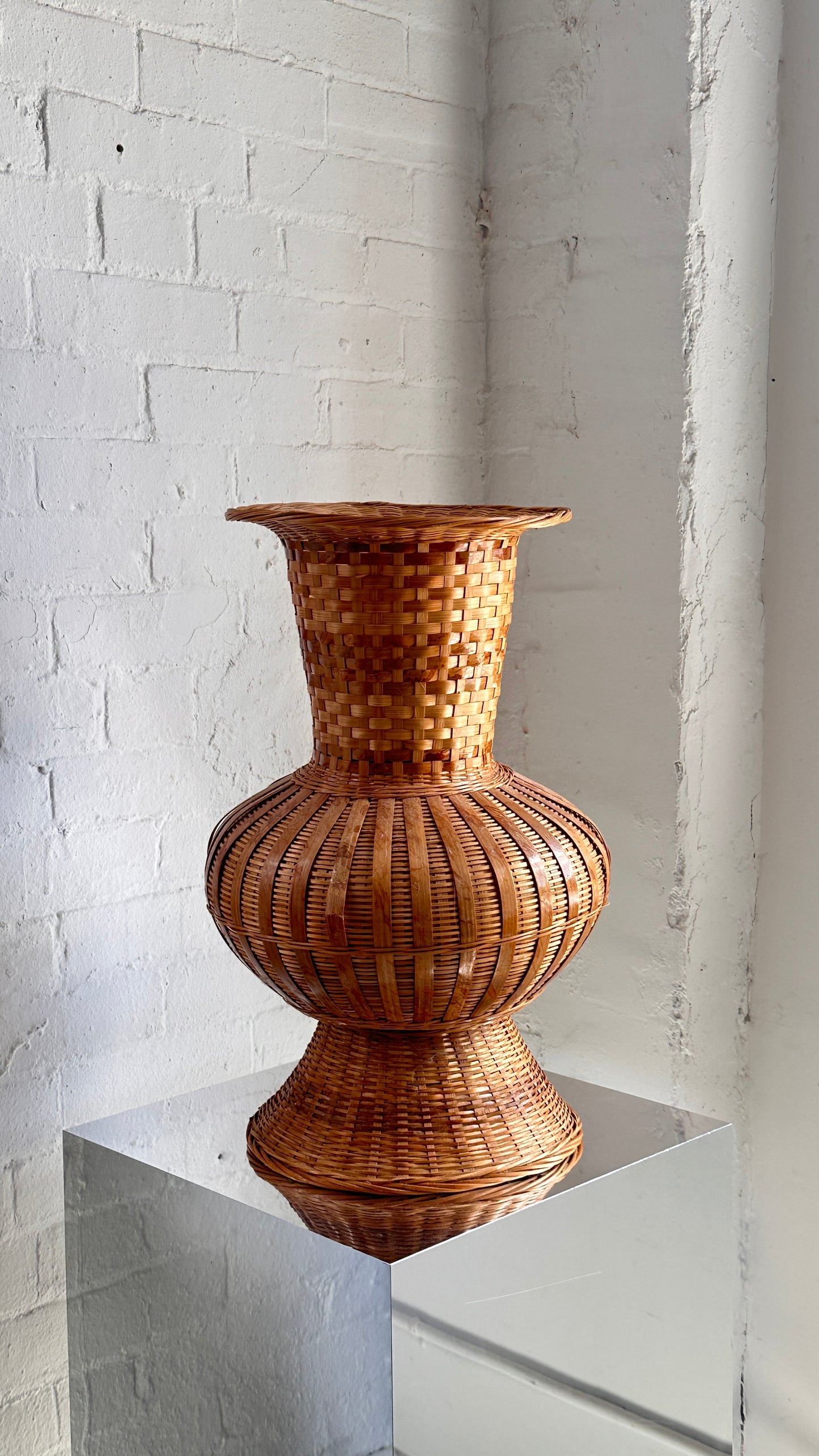 Vintage Woven Vase