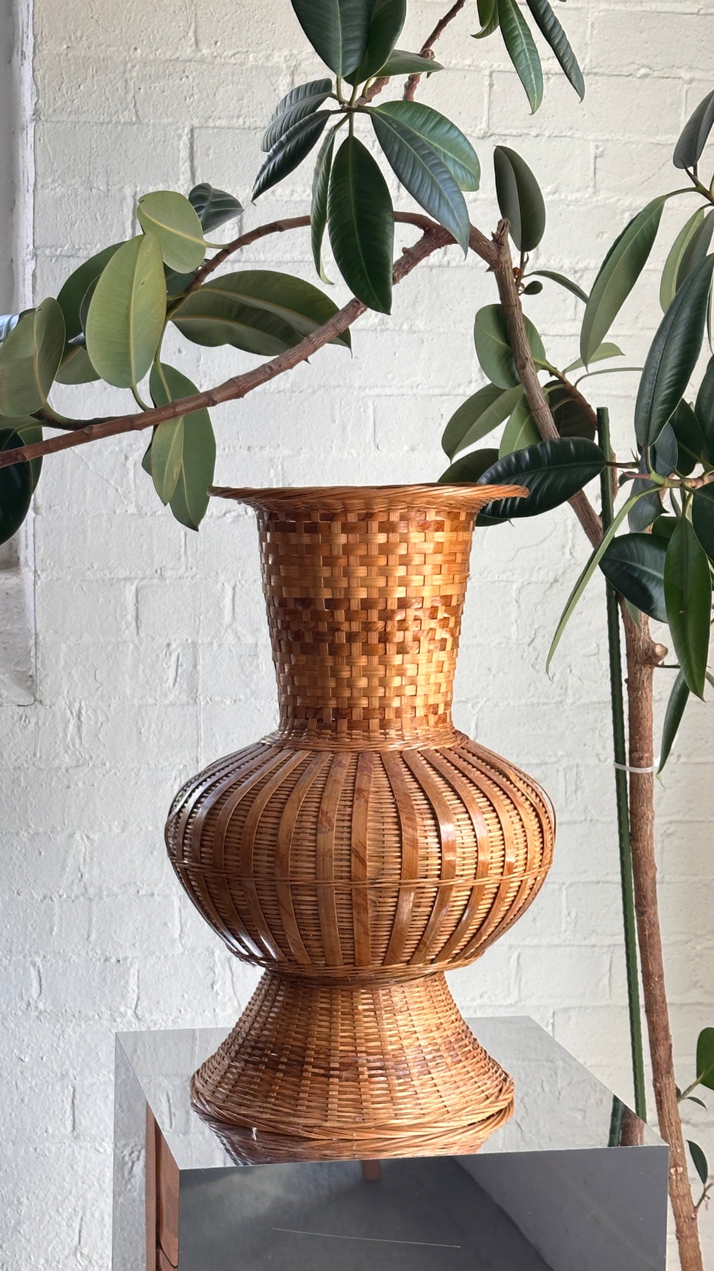 Vintage Woven Vase