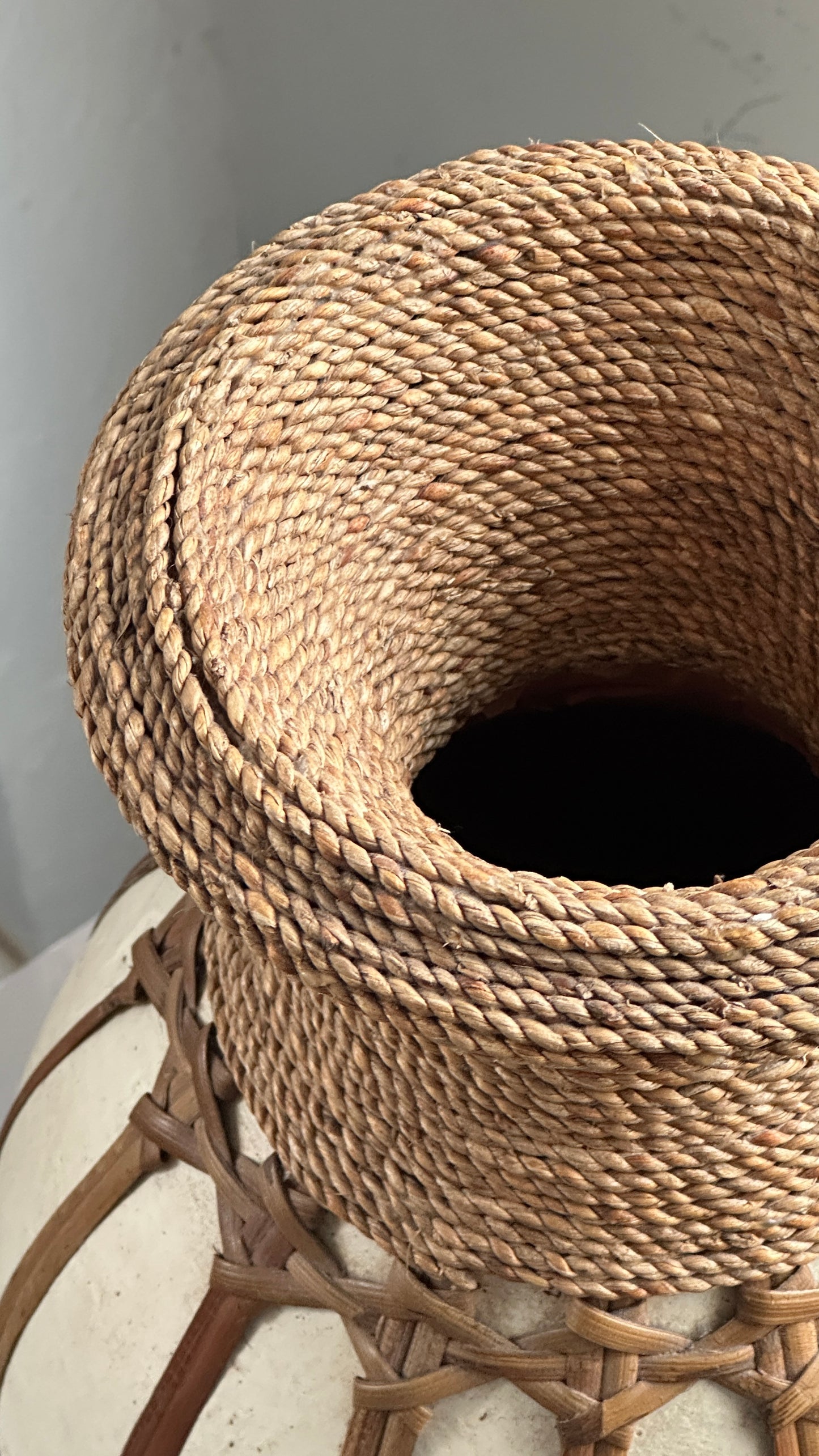 Large Woven Ceramic Vase