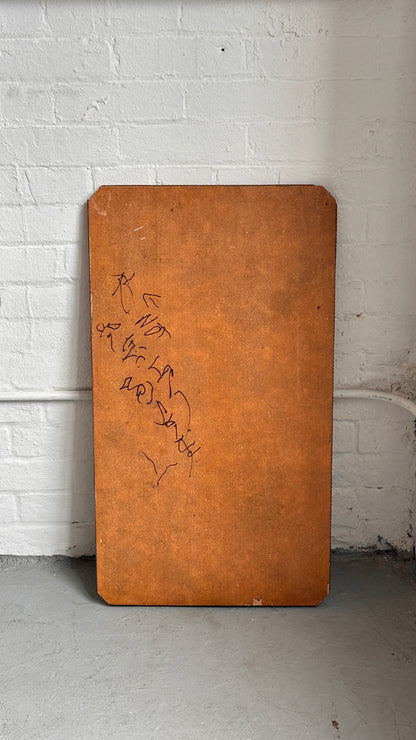 Figurative Painting on Wooden Board
