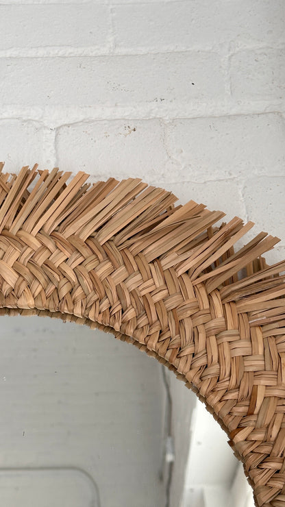 Round Grass Mirror