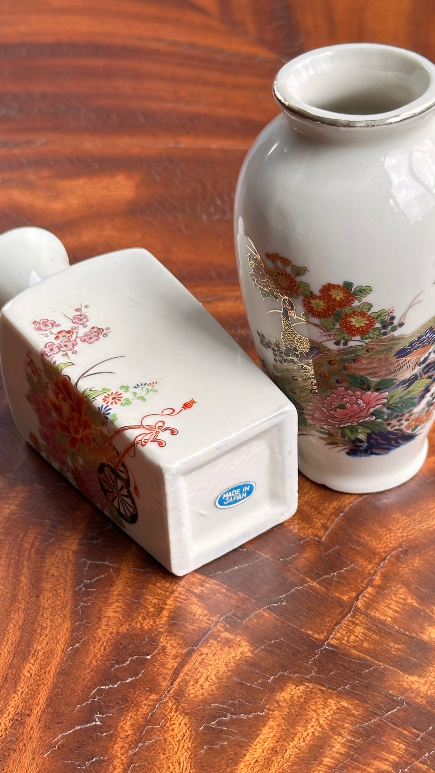 Pair of Small Japanese Vases
