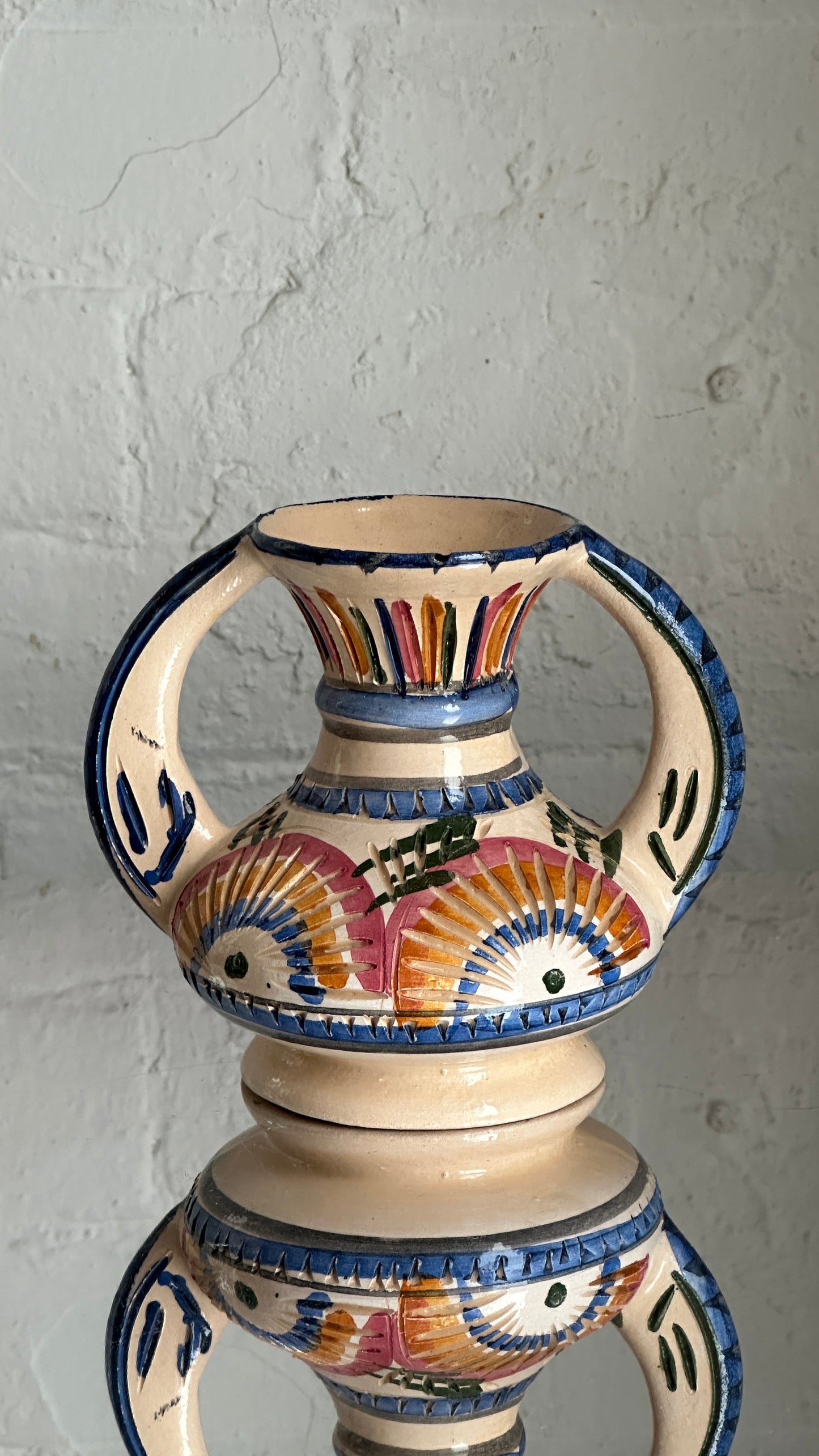 Vintage Hand Painted Bud Vase