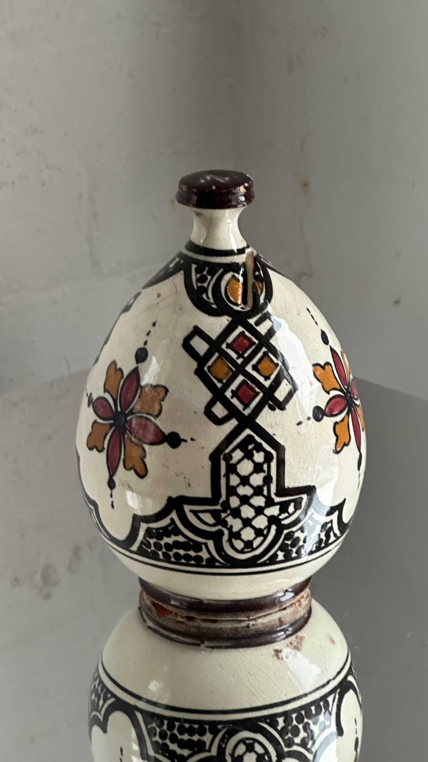 Vintage Hand Painted Piggy Bank