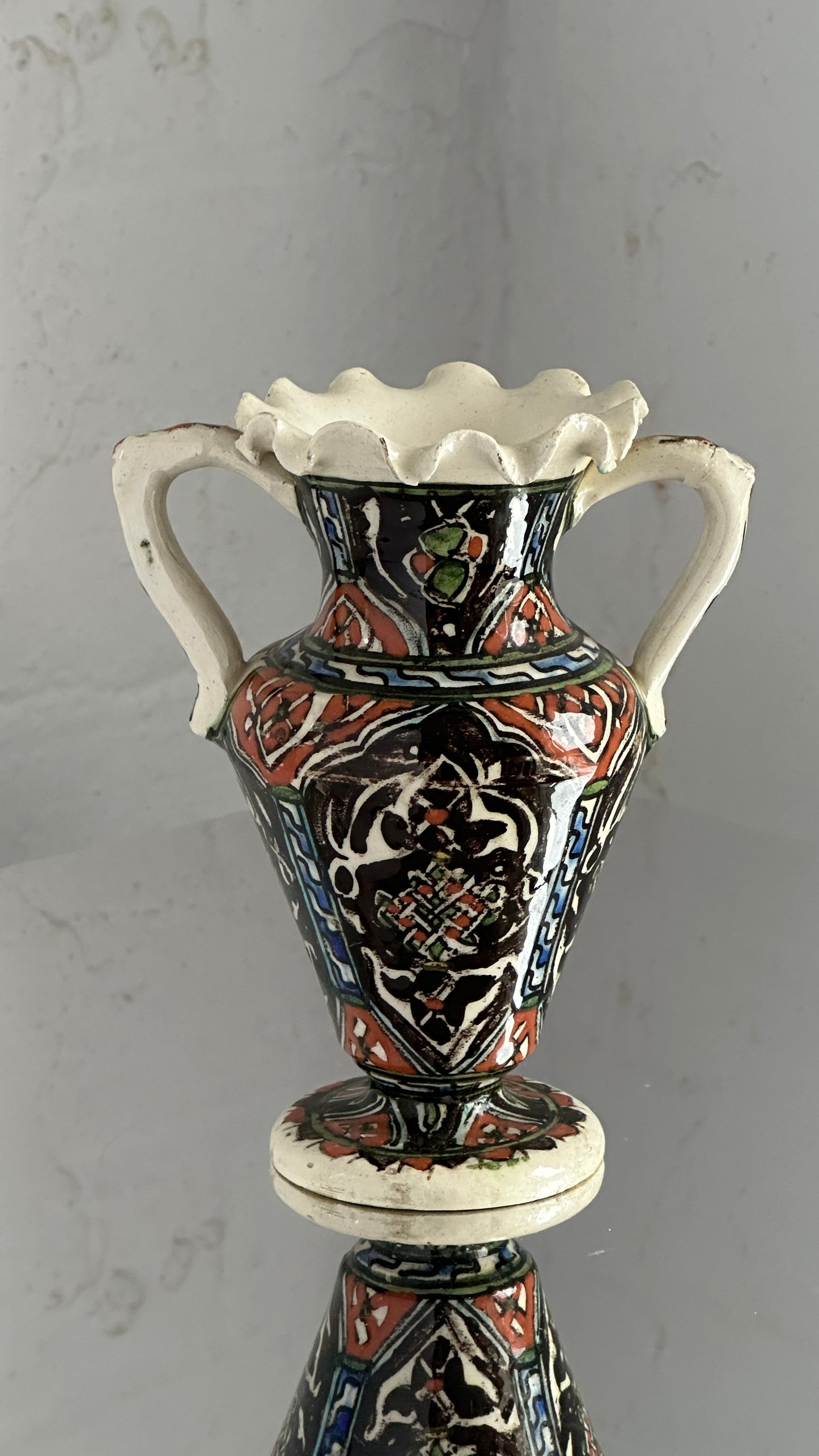 Vintage Hand Painted Turkish Vase
