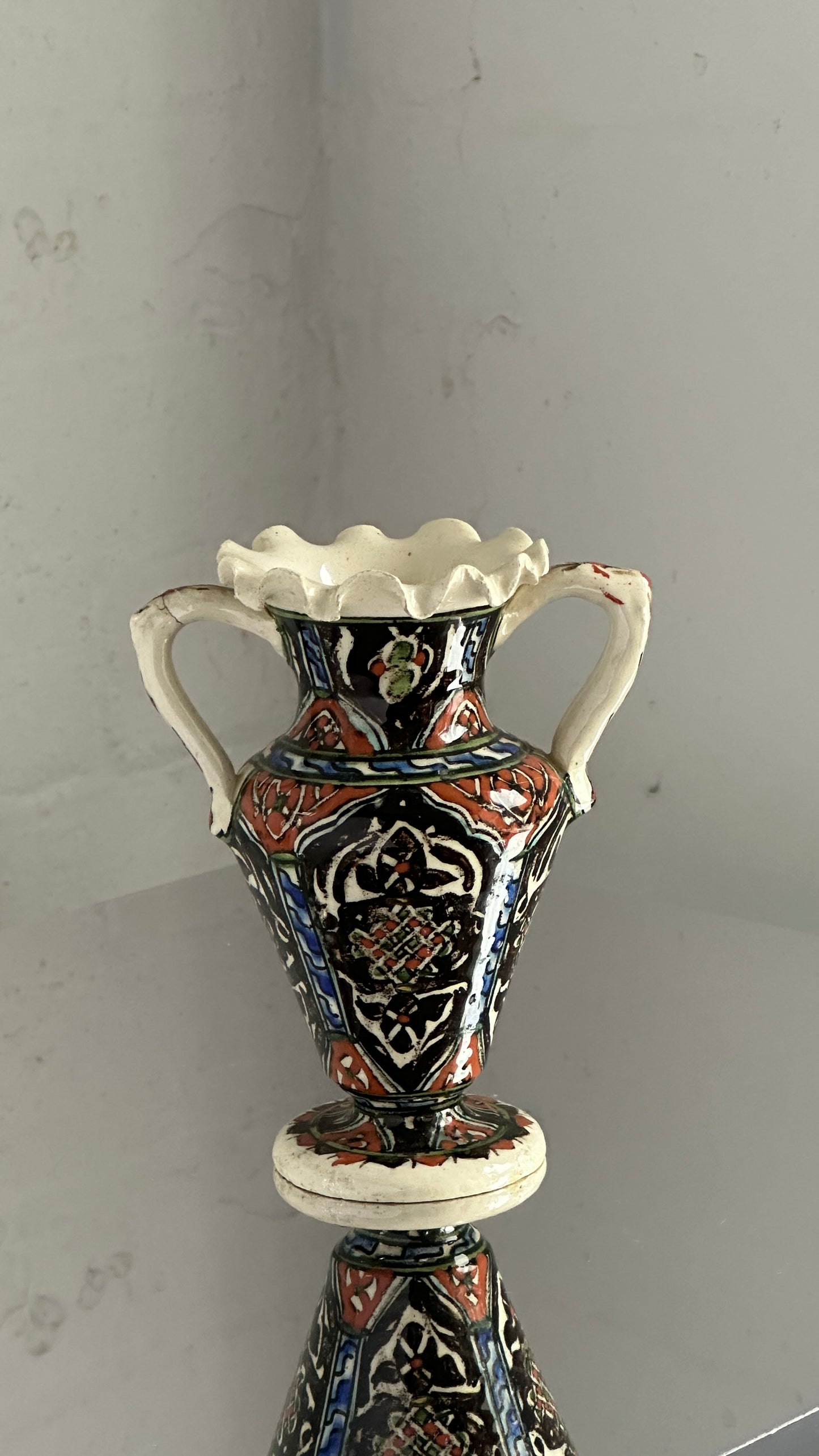 Vintage Hand Painted Turkish Vase