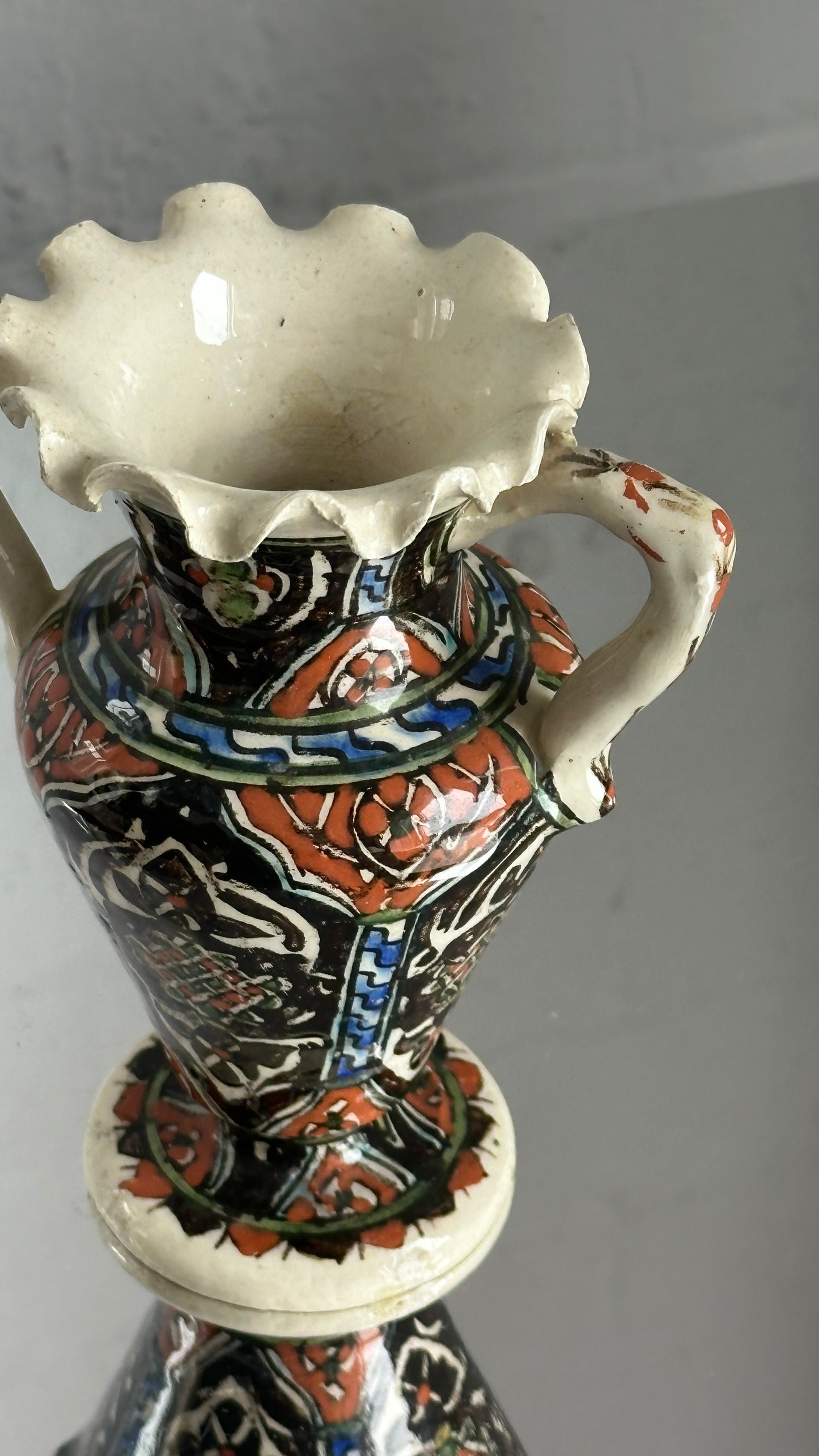 Vintage Hand Painted Turkish Vase