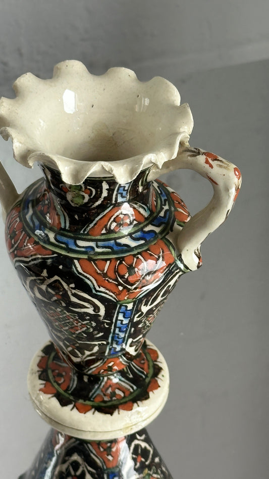 Vintage Hand Painted Turkish Vase