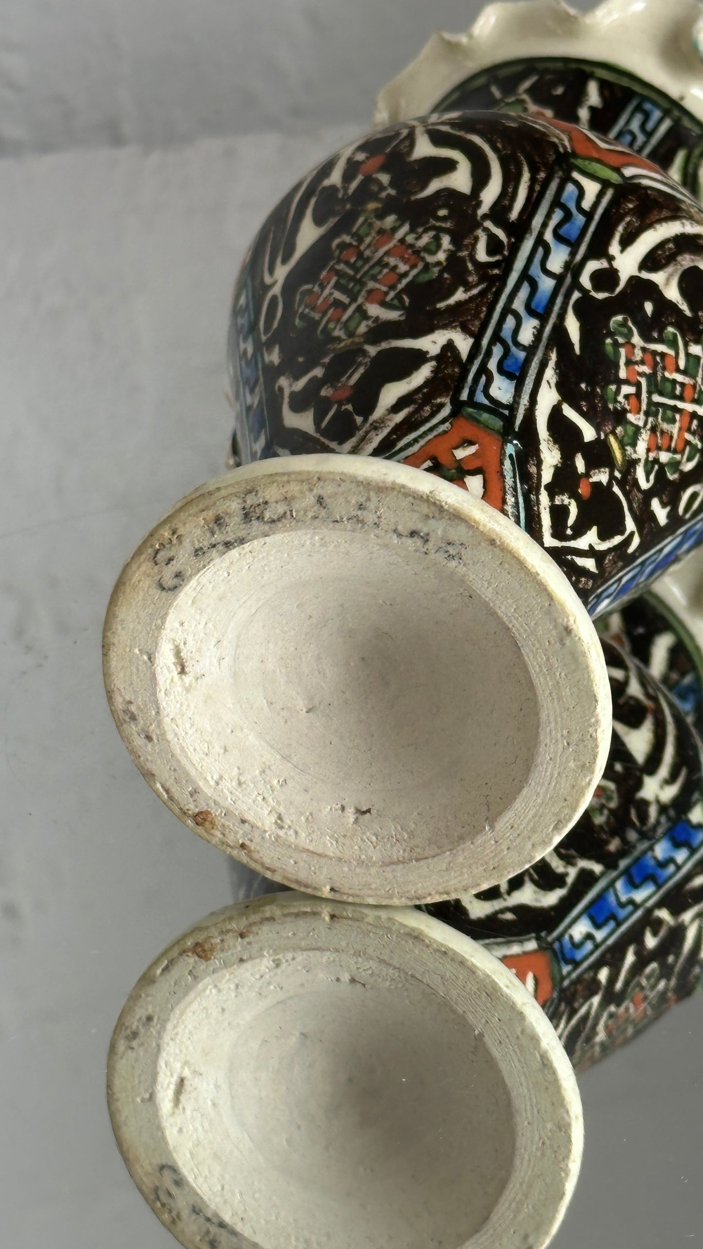 Vintage Hand Painted Turkish Vase
