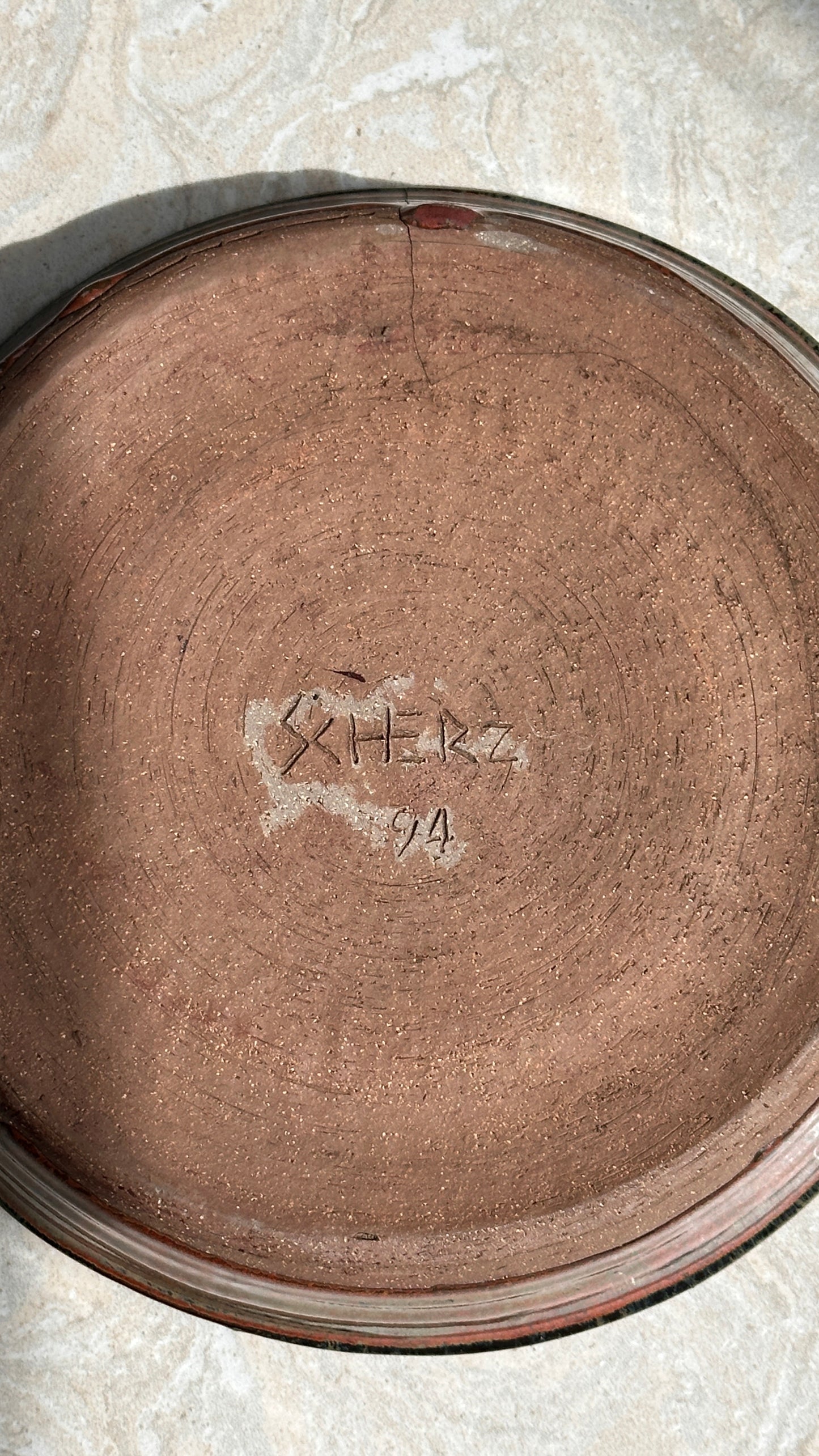 Handmade Ceramic Dish by Scherz '94