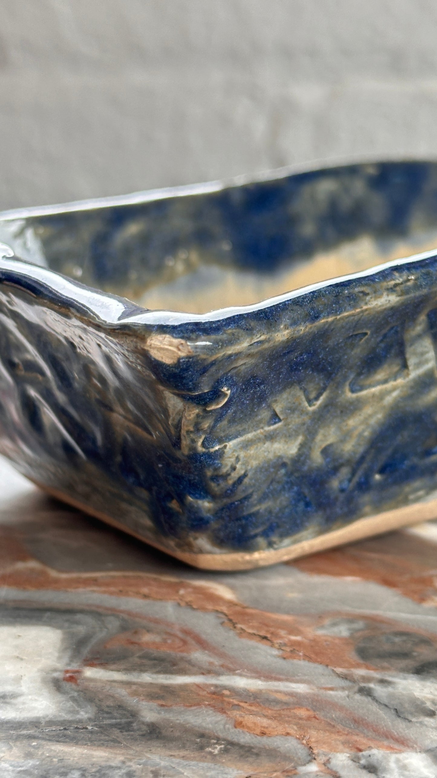 Slab Built Ceramic Dish