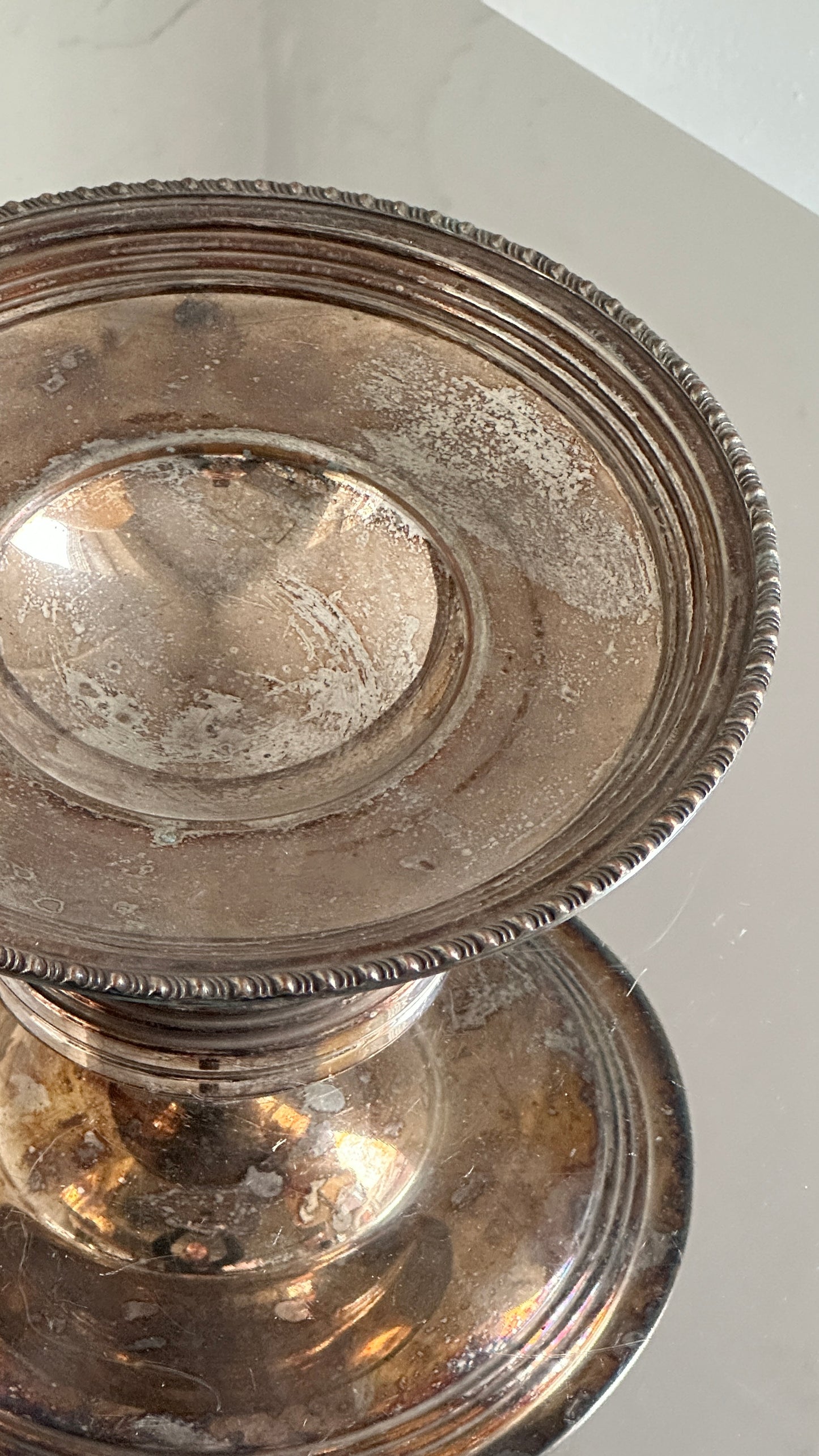 Antique Silver Tazza / Candy Dish