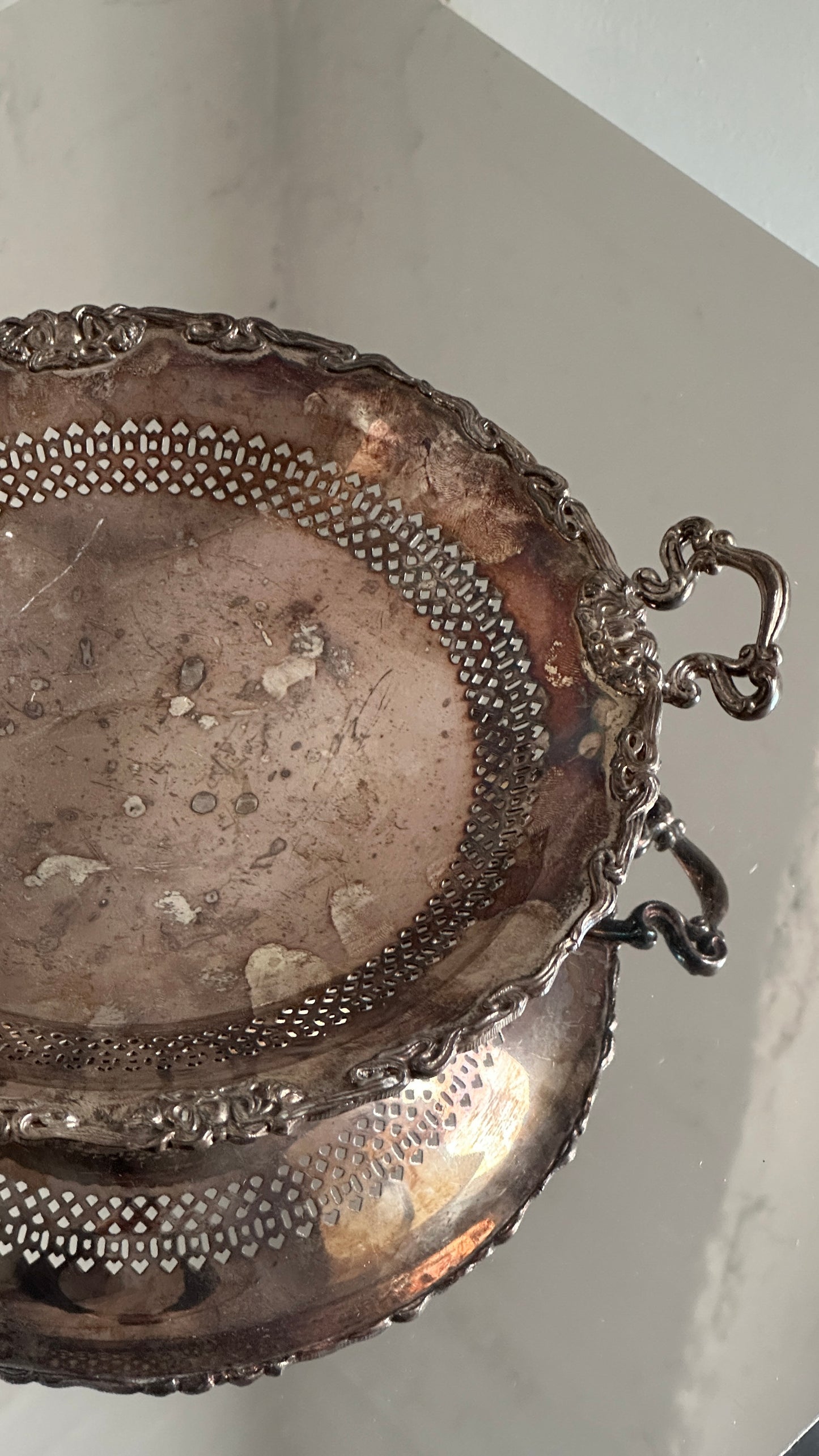 Electro-Plated Nickel Silver Serving Tray