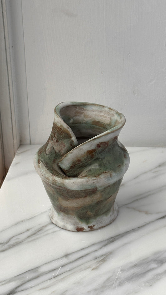 Slumped Ceramic Vessel