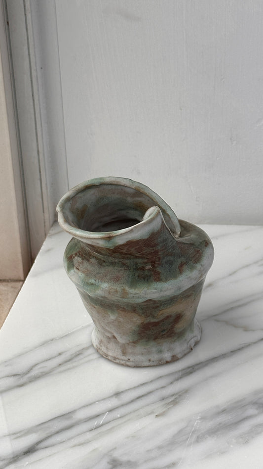 Slumped Ceramic Vessel