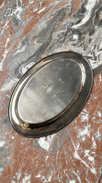 Vintage Canadian Silver Plated Serving Tray by Wm A Rogers